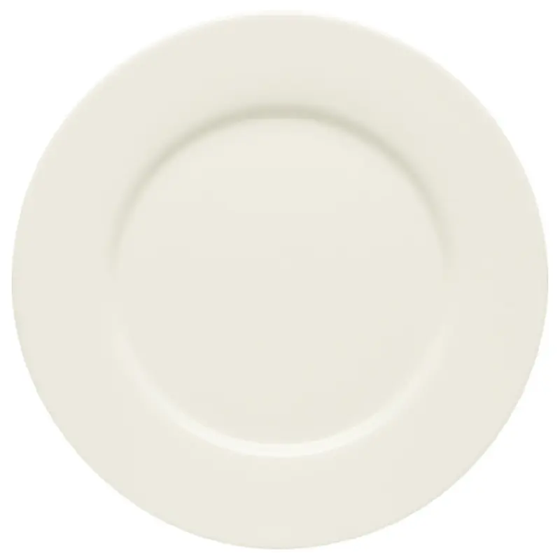 BauscherHepp 690024-425246 9.4 Inch Diameter Round Plate Porcelain Flat with Rim