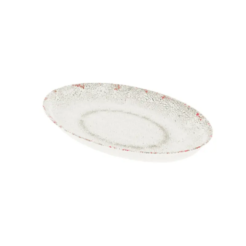 BauscherHepp TW16311 84.5 oz Melamine Oval Bowl with Distressed Glaze