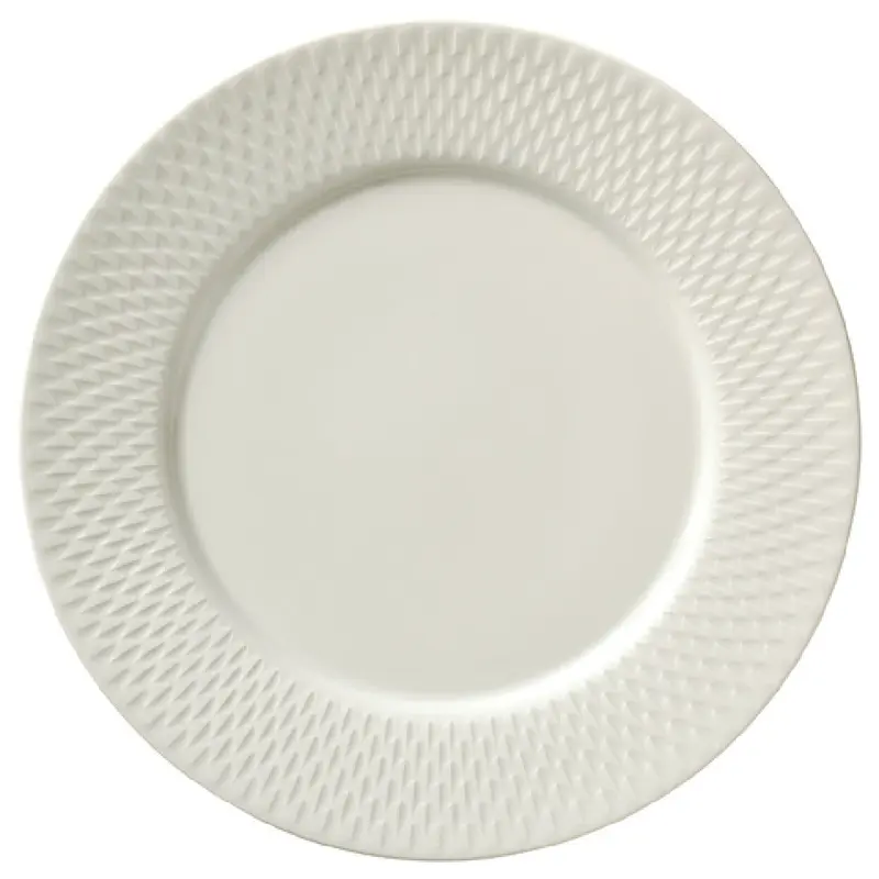 BauscherHepp 690067 6.5 Inch Diameter Plate Round with Rim Relief Porcelain