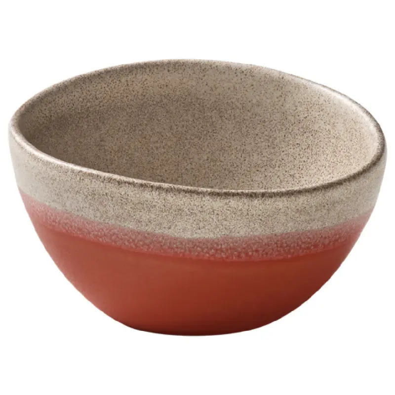BauscherHepp P013108-007669 3.1Inch Round Bowl 3.7oz Coral Ceramic