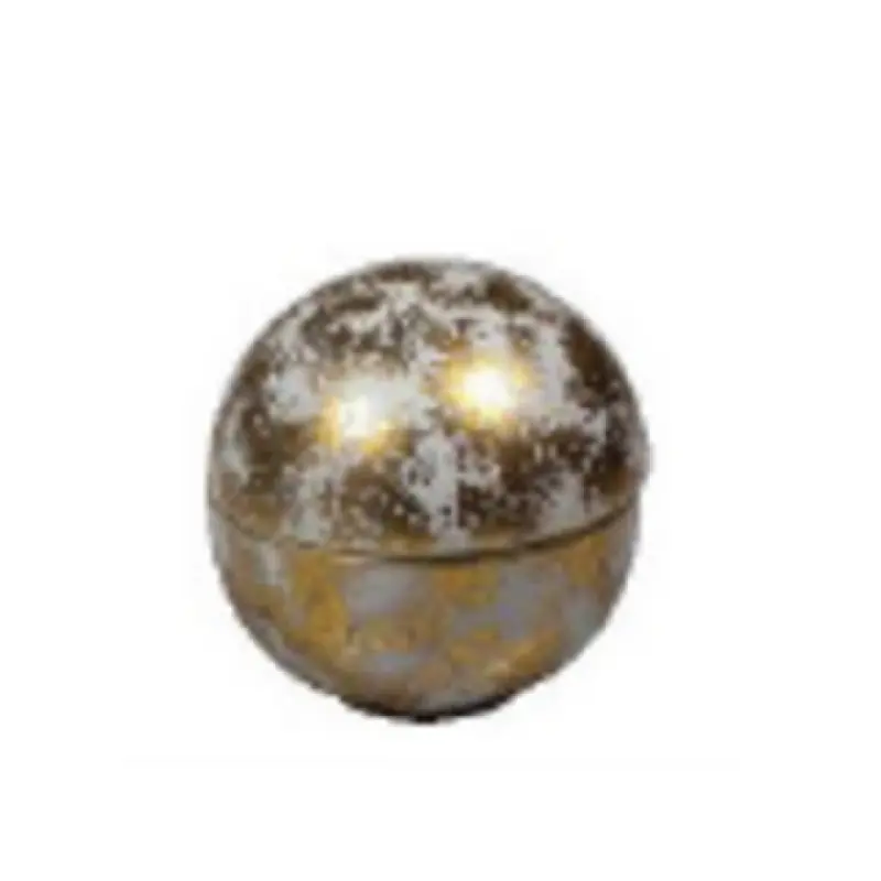 BauscherHepp RD18901 2.8 Inch Ball Bowl With Lid GoldLuster - 6 Packs