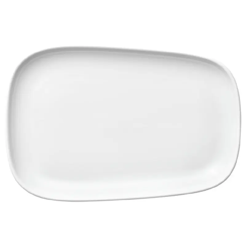 BauscherHepp 198003-000000 10.3 Inch Oblong Plate Reusable China 6 Packs