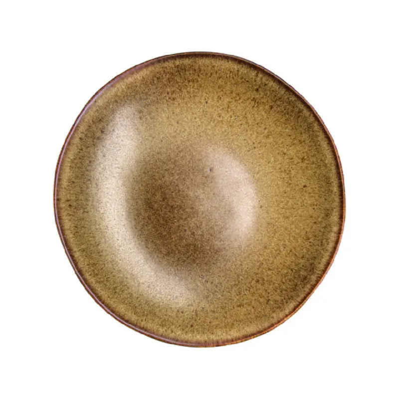 BauscherHepp QU62909 10 Inch Round Coupe Bowl Studio Raw Brown