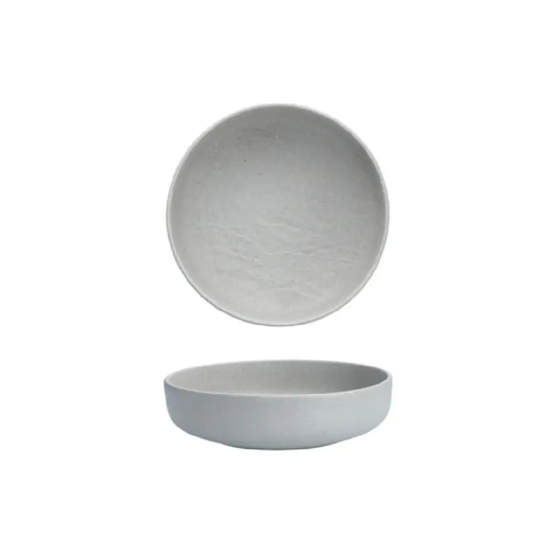 Fortessa 3300.52514GY 7.8 Inch Bowl 40 Oz Vitrified Bone China Gray