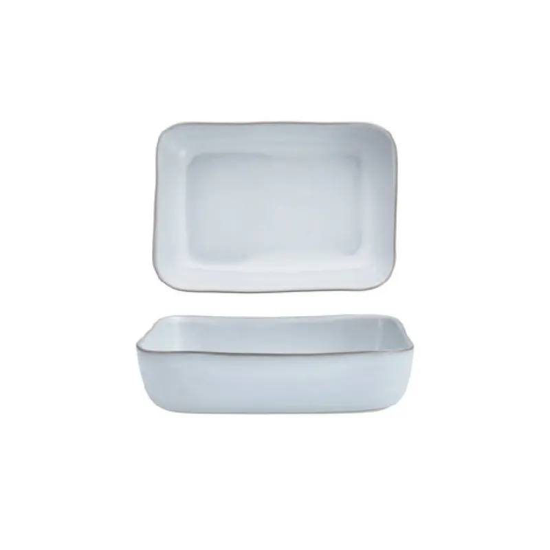Fortessa 8200.SVEL.ST.21 8 Inch Svelte Stone Baker Dishwasher Safe China
