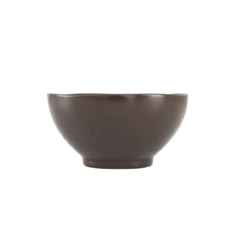Fortessa STN.8000.7.54 5.75 Inch Round Heirloom Rice Bowl Ceramic Cocoa