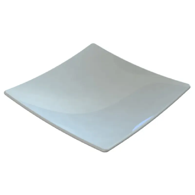 Tablecraft CW4064GY 7-3/4 Inch Square Bowl 8 Oz Duracoat Cast Aluminum Grey Finish