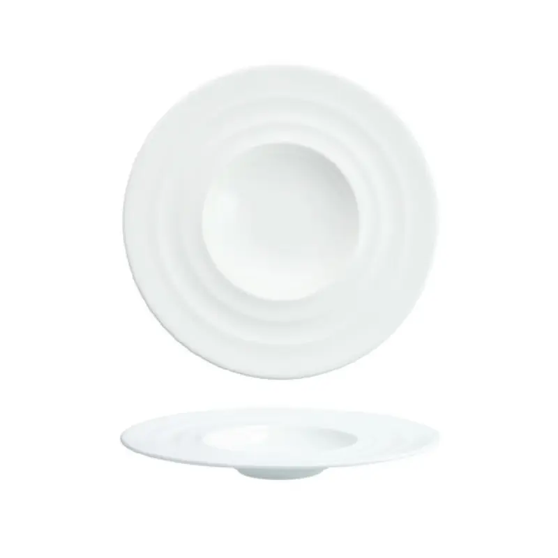 Fortessa HBW-CIELO-674 11.5 Inch Cielo Pasta Bowl Bone China Dishwasher Safe