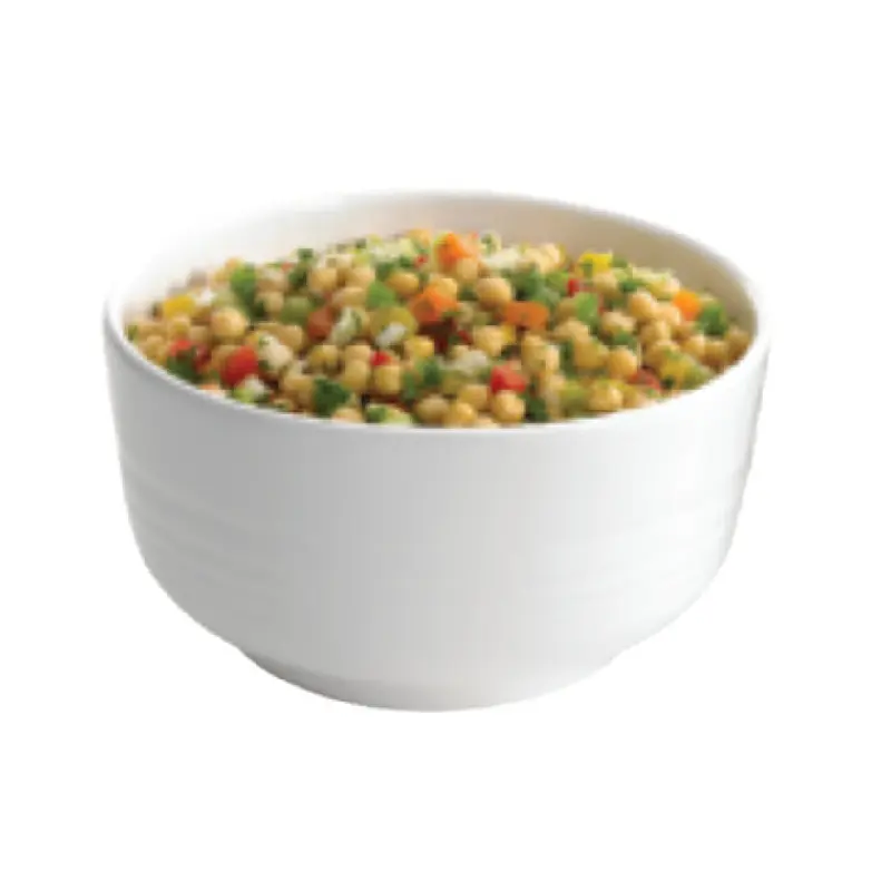 Tablecraft CW3170BK 3-1/2 Quart Cold Holding Round Bowl Aluminum Black Finish