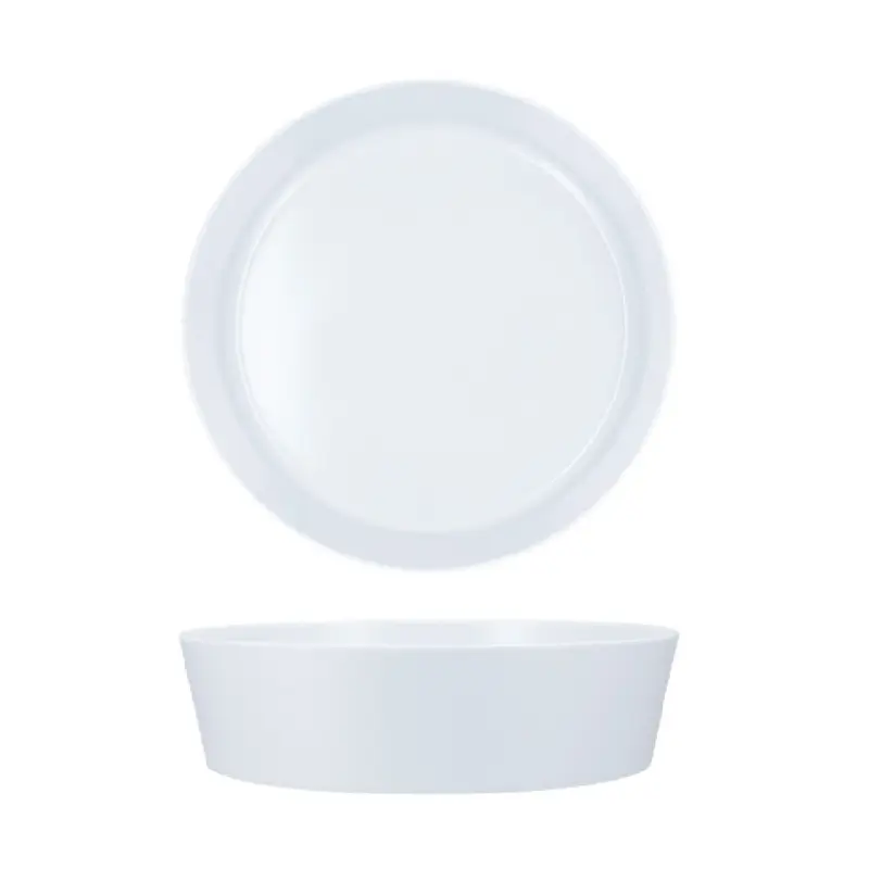 Fortessa MD.PIPER.ST.01 10.5 Inch 88oz Outdoor Nesting Bowl White Melamine
