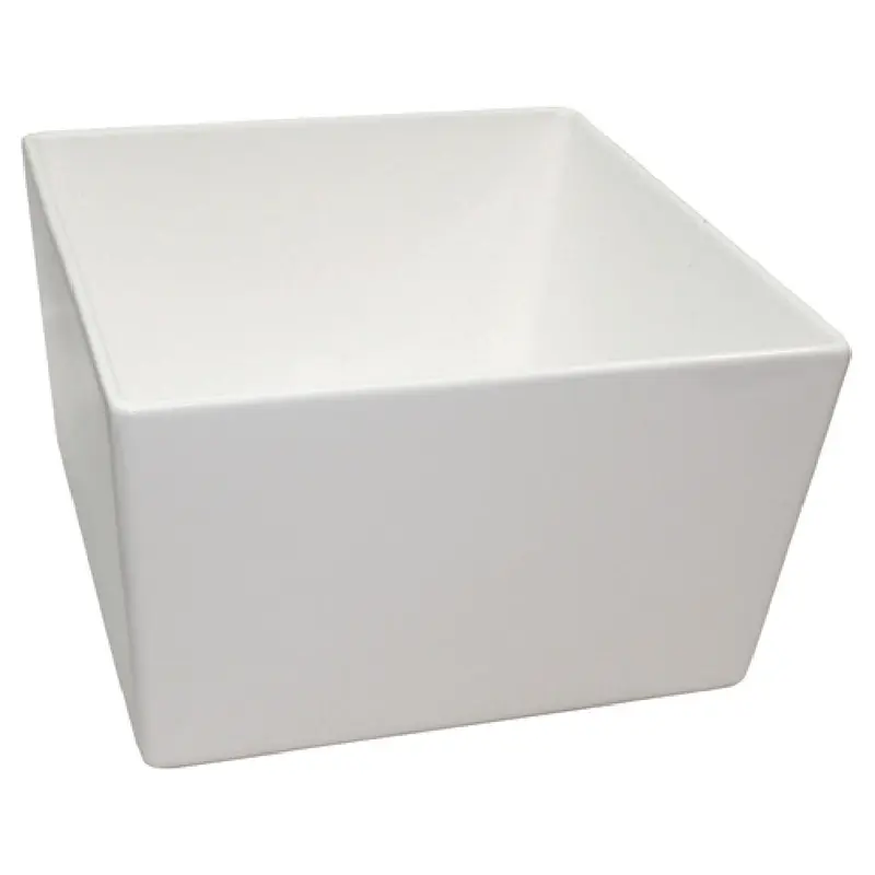 Tablecraft CW4036Y 9-5/8 Qt Bowl Cold Holding Square Aluminum Yellow Finish