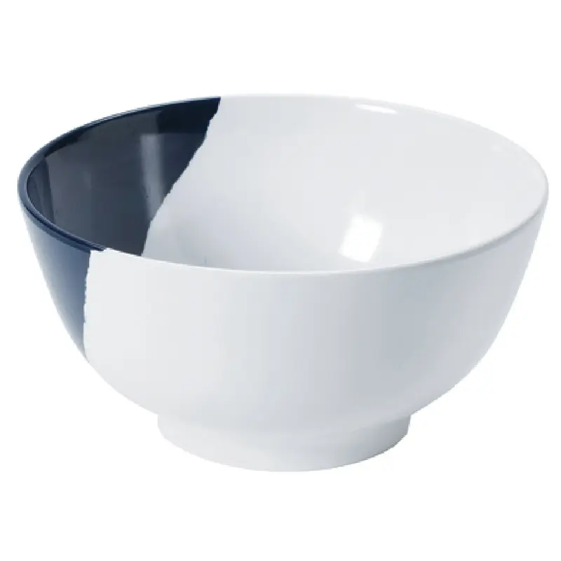 GET Enterprises B-25-W/NB 1.1 Quart Break-Resistant Melamine Bowl Two Tone