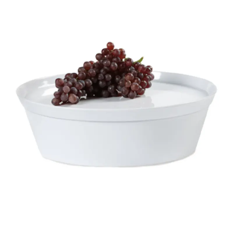 GET Enterprises CB-1035-W 91 Oz Bowl Break Resistant Stackable Melamine White