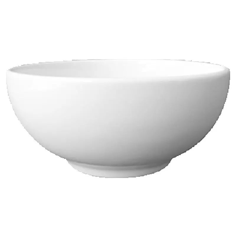 Vertex China LD-B50 12 Oz Bowl Low Profile Round Coupe Porcelain Bone White