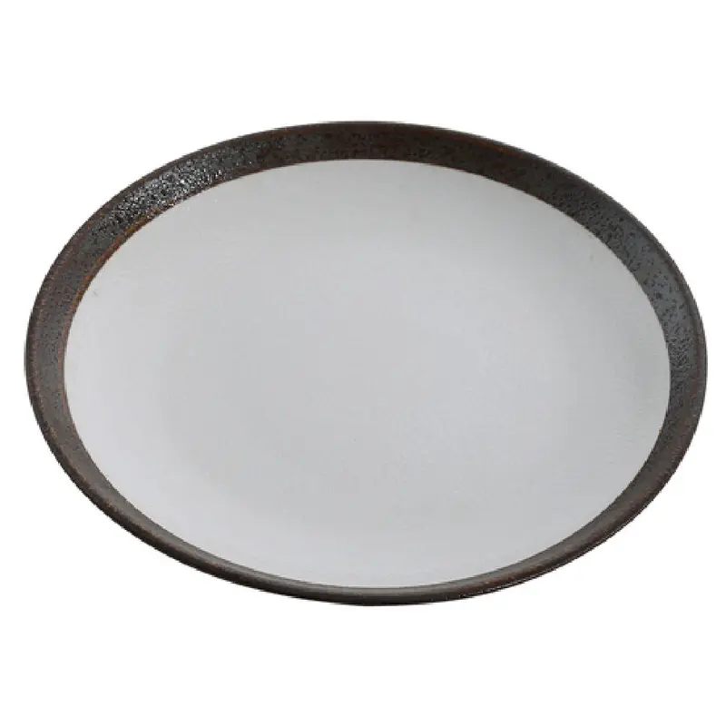 Yanco RO-107 7 Inch Oval Coupe Plate Porcelain Dishwasher Oven Microwave Safe