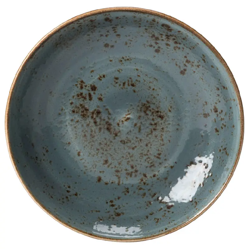 Steelite 11300545 2.0 Quart Blue Coupe Bowl Ceramic Round 11.5 Inch