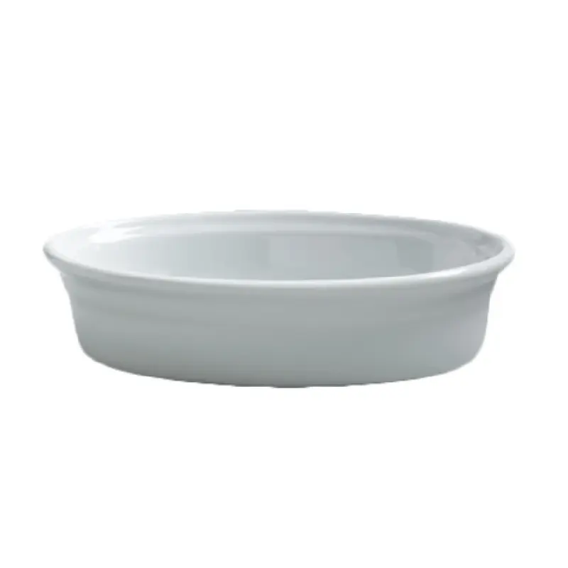 Steelite 6900E527 16 Oz Baker Oval Baking Dish Porcelain White 9 Inch