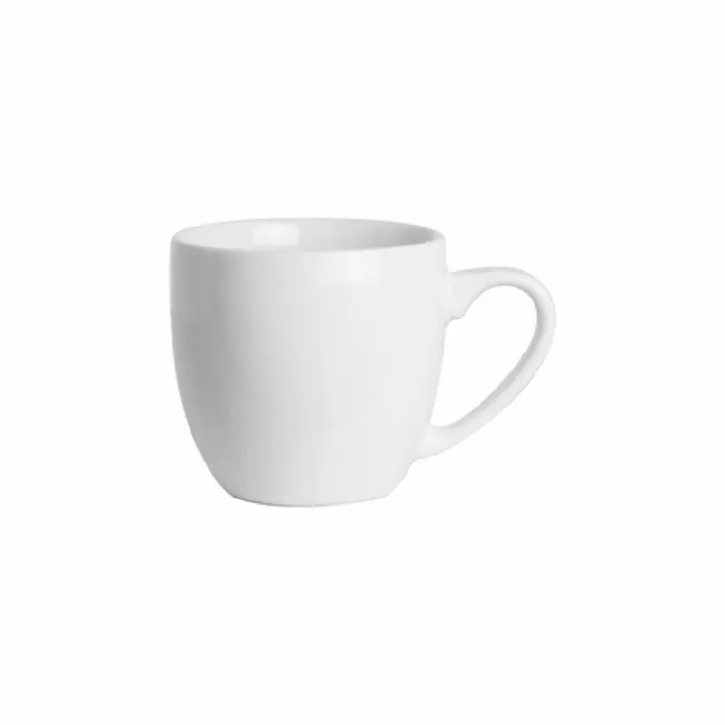 Steelite DCI142UW 10 Oz Americana Cup Ceramic Ultra White Non-Stackable