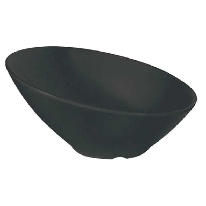 Thunder Group CR804BK 12 Oz Bowl Black Cascading Melamine Dishwasher Safe