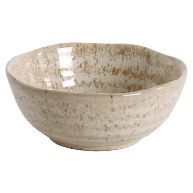 Yanco AG-306 14 Oz Agate Nappie Bowl Round Porcelain Dishwasher Safe