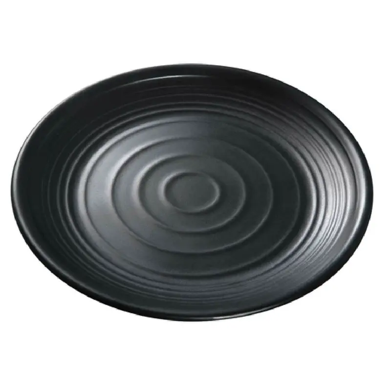 Yanco BP-1009 9 Inch Diameter Asian Style Plate with Matte Surface Melamine