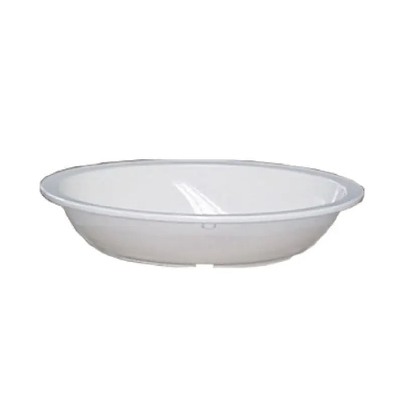 Yanco NS-064W 64 Oz Oval Bowl Heavy Weight Melamine White - 2 Dozen