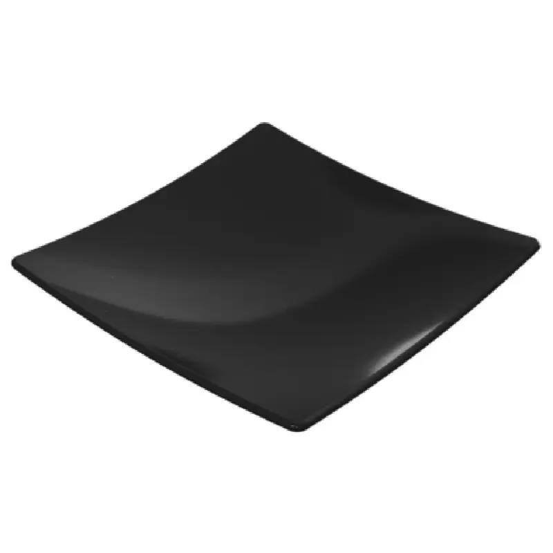 Tablecraft CW4064BK 8 Oz Black Cast Aluminum Bowl Square Sierra Collection