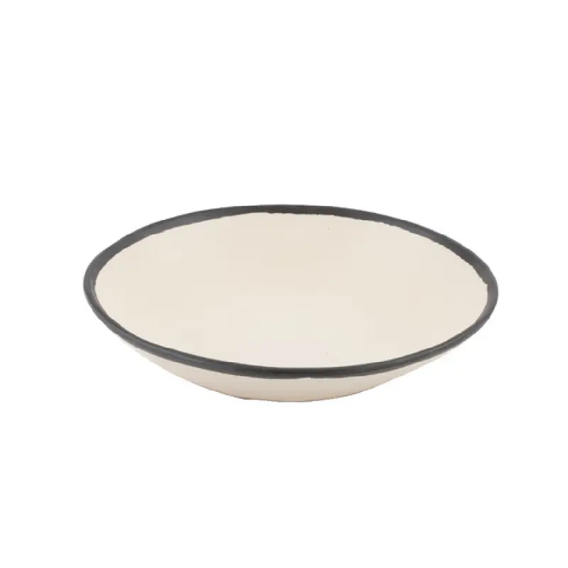 GET Enterprises B-420-MA 1.3 Quart Salad Soup Pasta Bowl Break-Resistant Melamine Beige