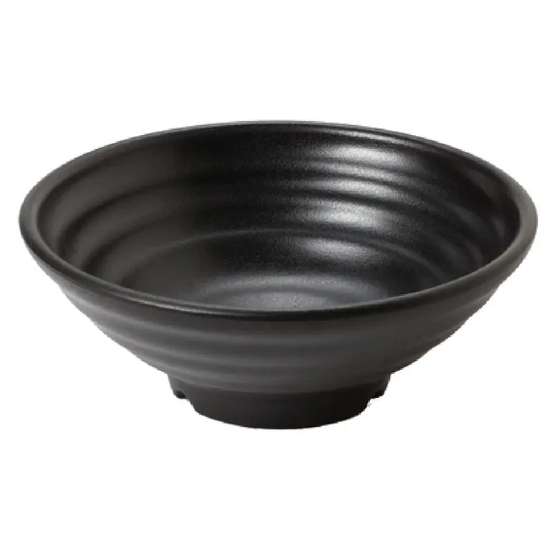 GET Enterprises B-549-BK 1-1/2 Quart Round Bowl BPA Free Melamine Black