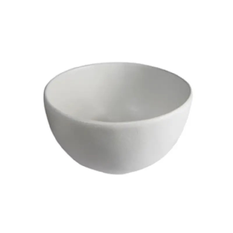 GET Enterprises FRD31WW 20.3 Oz. Round Metal Bowl with Resin Coating Solid White