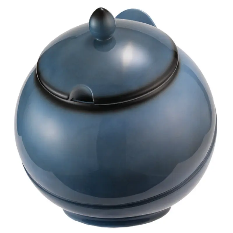 GET Enterprises RB586 97 oz Round Bowl with Lid China Blue