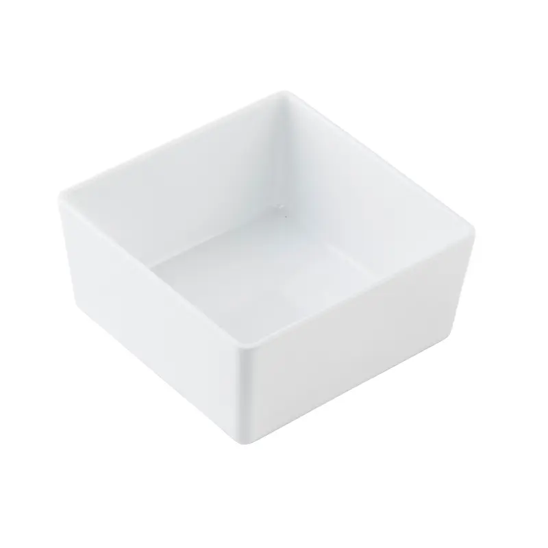 Tablecraft 12101 1.5 Quart White Bowl Melamine Straight-Sided