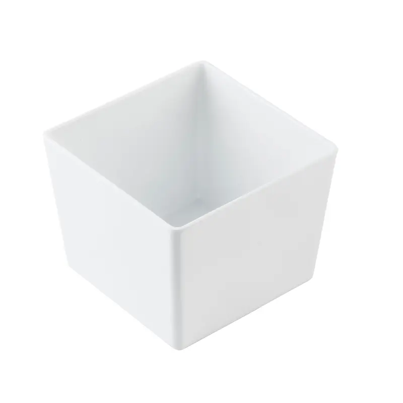 Tablecraft 12116 2.5 Qt Melamine Bowl White Straight Sided Impact Resistant