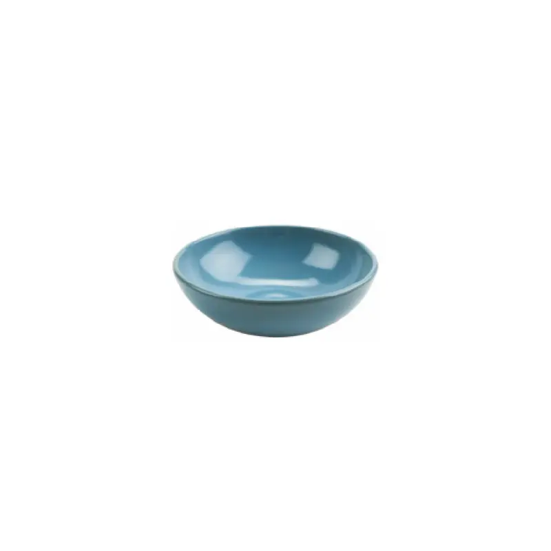 GET Enterprises SH.AZC-1320BLU 8.66 Inch Chinese Bowl Blue Terracotta