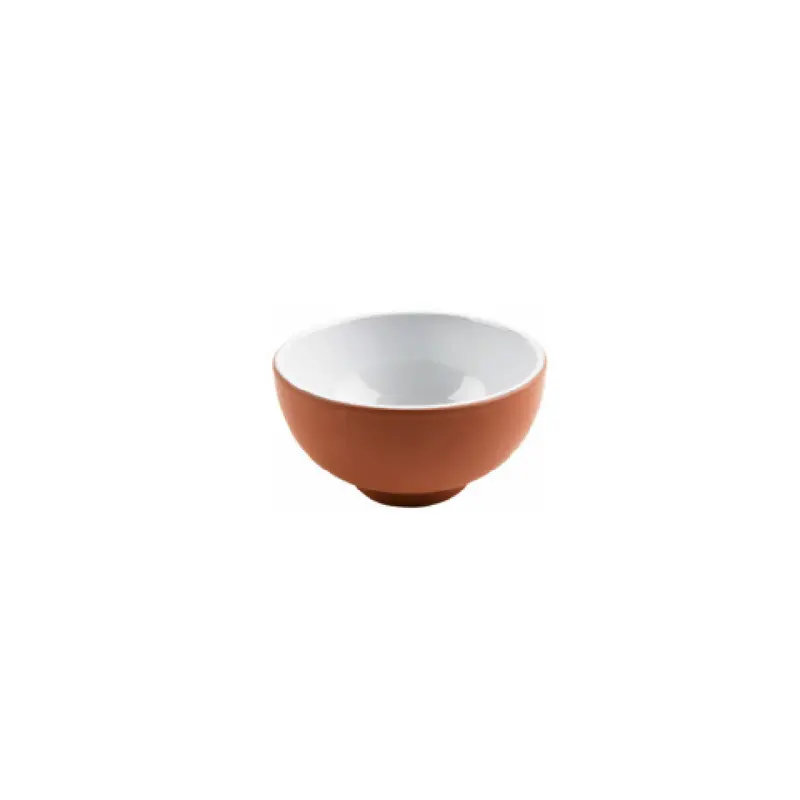 GET Enterprises SH.BL-1314WHT 12.99 Inch Breakfast Bowl Stone Heart White Terracotta