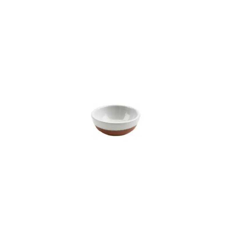 GET Enterprises SH.BL-1316WHT 5.51 Inch Bowl Terracotta White with Cheforward Graupera