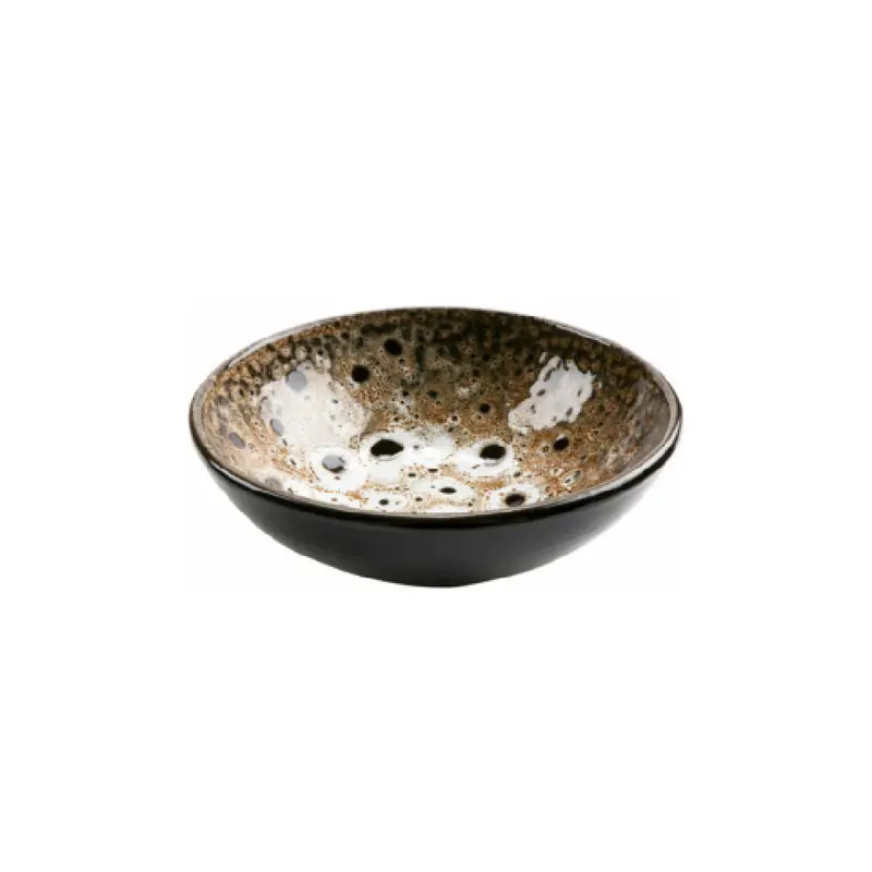 GET Enterprises SH.SA-1320SBN 8.66 Inch Bowl Terracotta Stone Heart Sabana