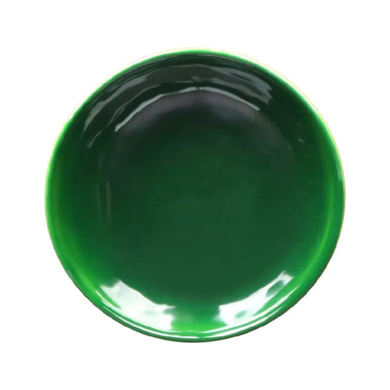 GET Enterprises DGB52R-GRG 5 1/8 Inch Irregular Bowl 10 Oz Melamine Green Glaze