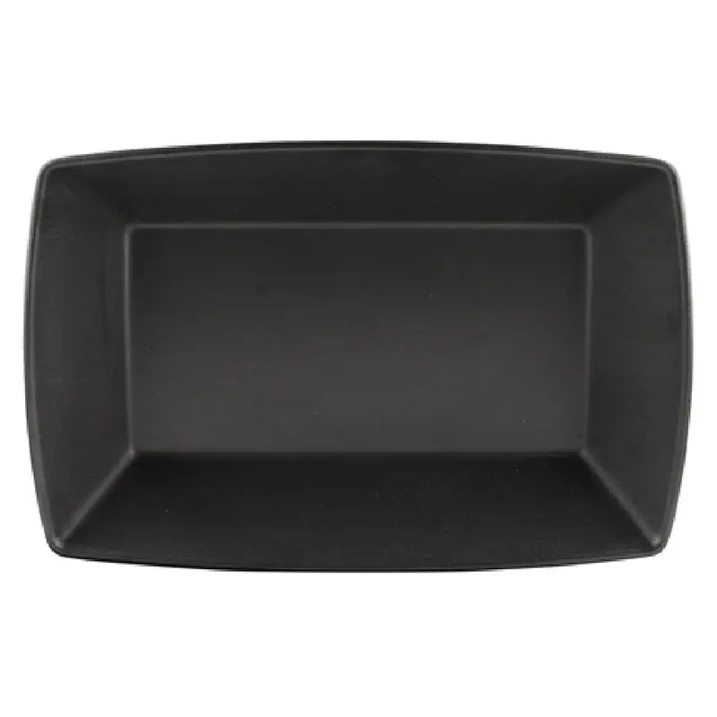 GET Enterprises ECO862-B 38 Oz Bowl Rectangular Melamine Black 6-1/4 Inch