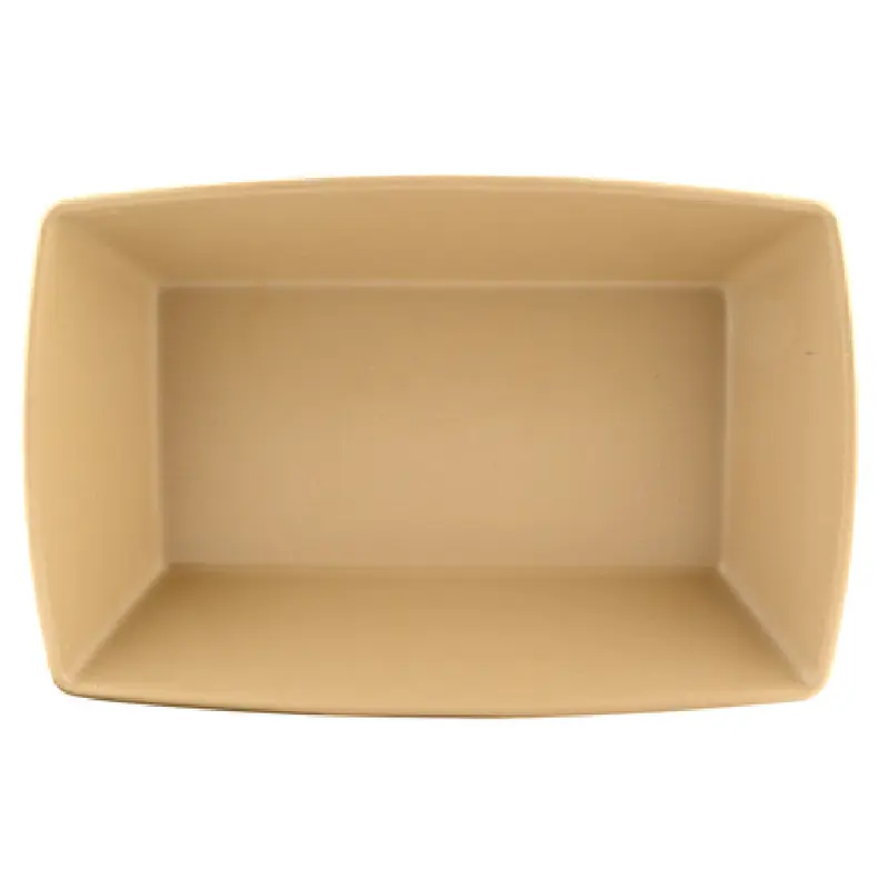 GET Enterprises ECO862-PB 38 Oz Rectangular Bowl with Melamine and Bamboo