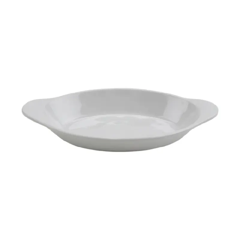 GET Enterprises SD-08-AM-W 10 Oz Oval Side Dish Arctic Mill Durable China