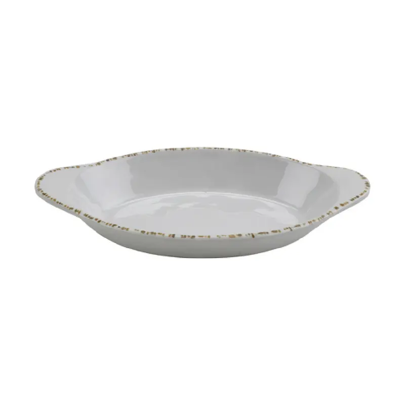 GET Enterprises SD-08-UM 10 Oz Oval Side Dish Porcelain Urban Mill
