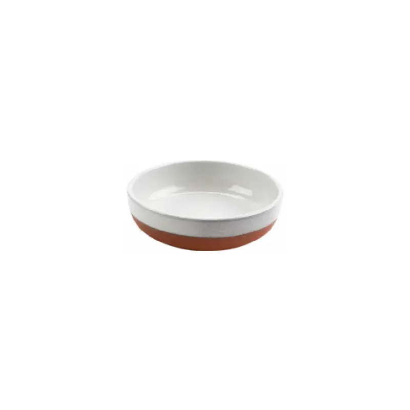 GET Enterprises SH.BL-0620RWHT 8.66 Inch Deep Bowl White Terracotta