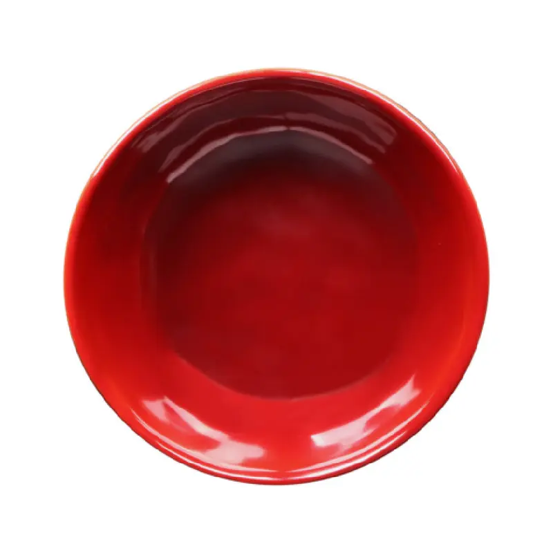 GET Enterprises DGB52R-RG 5 1/8 Inch Diameter Red Irregular Bowl Melamine 10 Oz