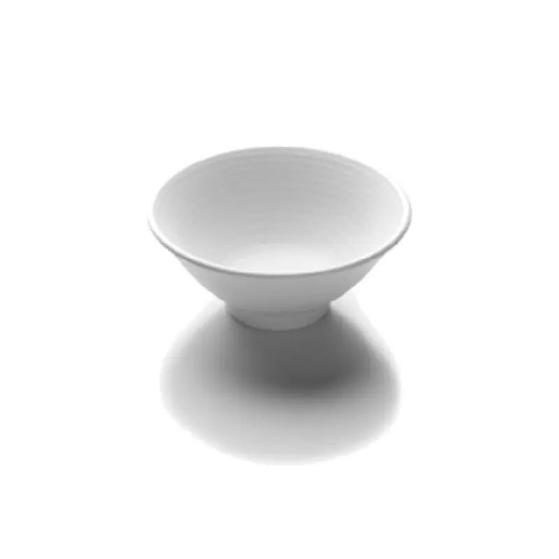 GET Enterprises JW1005-W 14 Oz Bowl Round White Melamine Durable and Dishwasher Safe