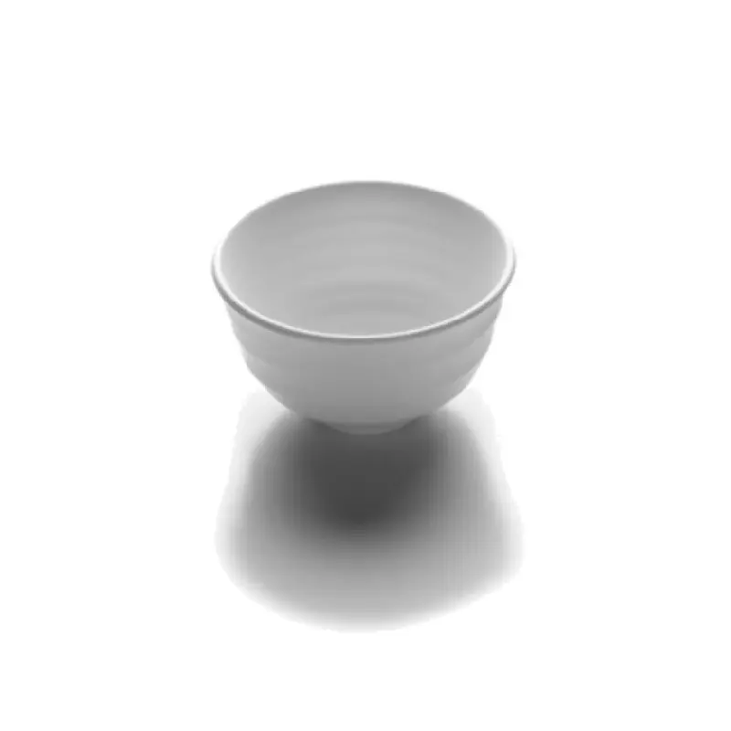 GET Enterprises JW1105-W 13 Oz Melamine Bowl Round White Break and Chip Resistant