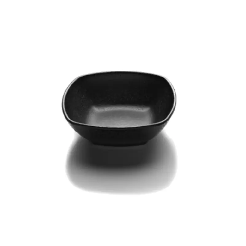 GET Enterprises JW1506-B 9 Oz. Square Bowl with Break Chip Stain Scratch Resistant Melamine