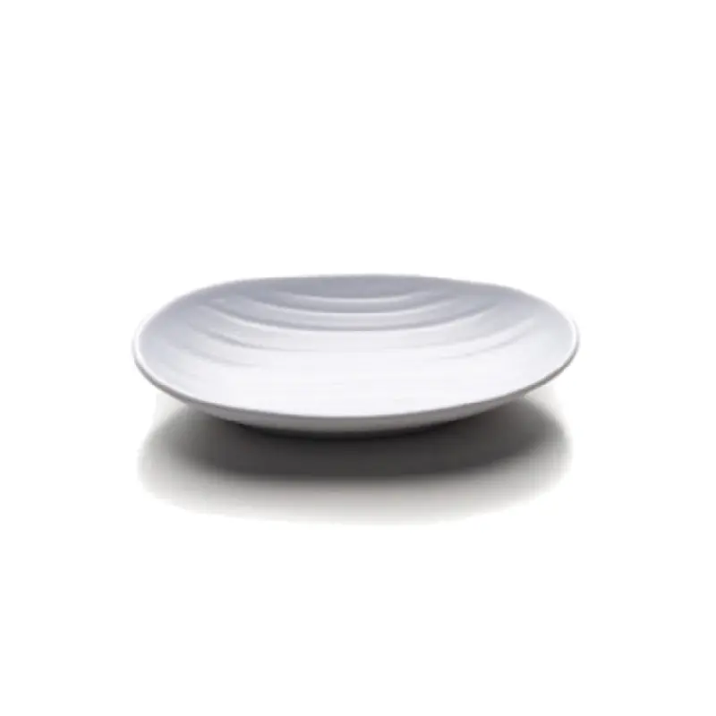 GET Enterprises JW7307-W 7-1/4 Inch Oval Coupe Plate Deep Melamine and Durable