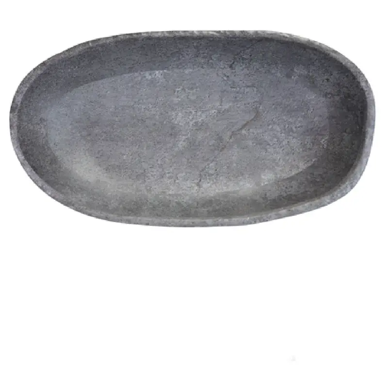 GET Enterprises M1693OV-CO 89 Oz Oval Bowl Melamine Black Break Chip Stain Scratch Resistant