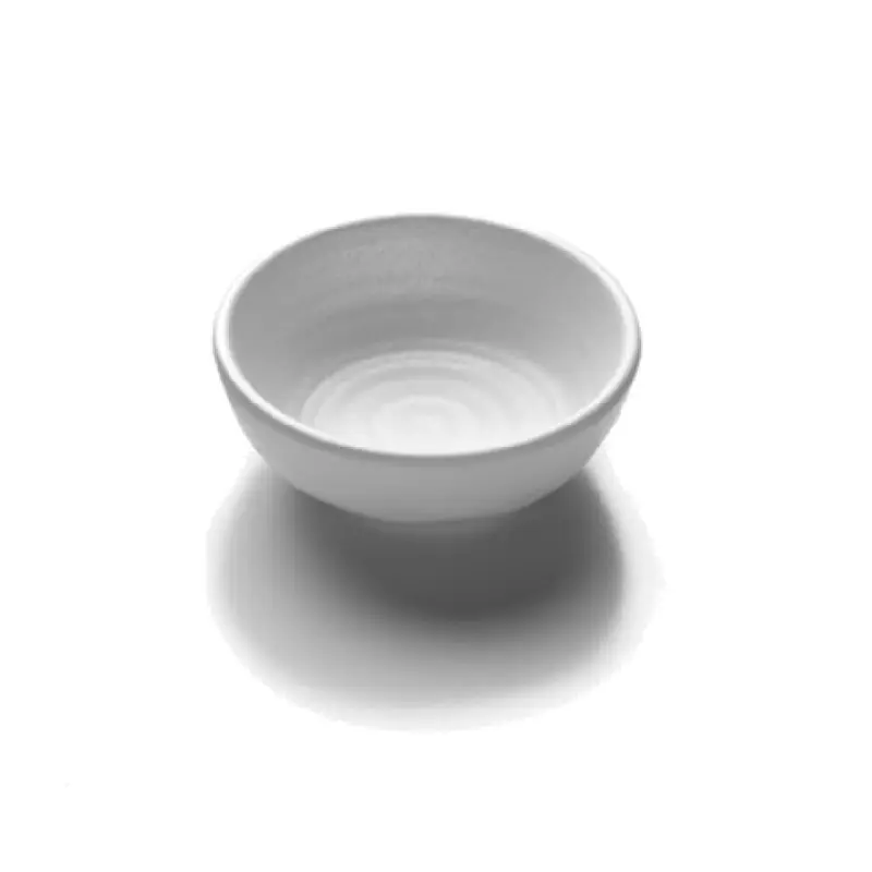 GET Enterprises JWT56-W 4 Oz Kozara Bowl Round Melamine White Durable 6 Packs